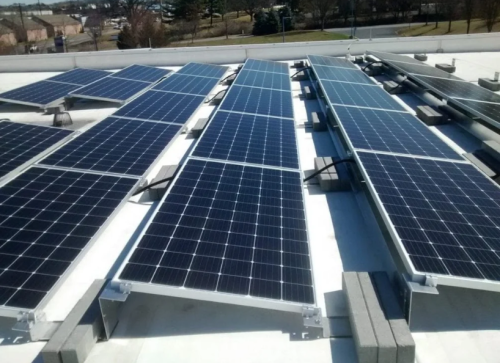 Solar Ballast Mount Structure